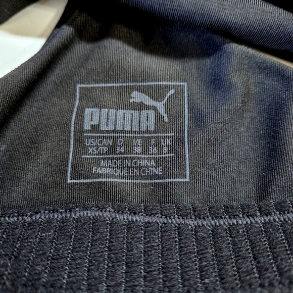 PUMA Powershape Forever Dry Cell Black Metallic Logo Racer Back Sports Bra XS - Picture 4 of 4
